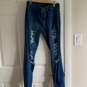 Blue Kendall and Kylie jeans